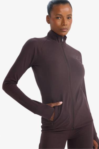 Slim Fit High Neck Cardigan