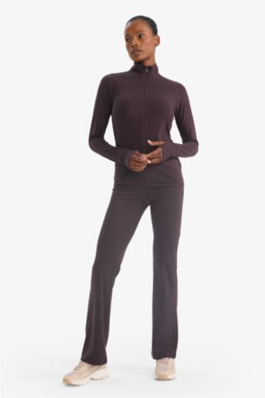 Slim Fit High Neck Cardigan