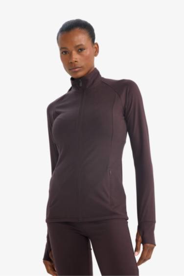 Slim Fit High Neck Cardigan