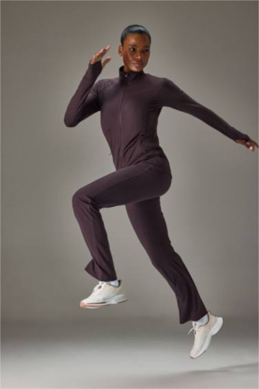 سروال رياضي برجل واسع بخصر عالي من DeFactoFit