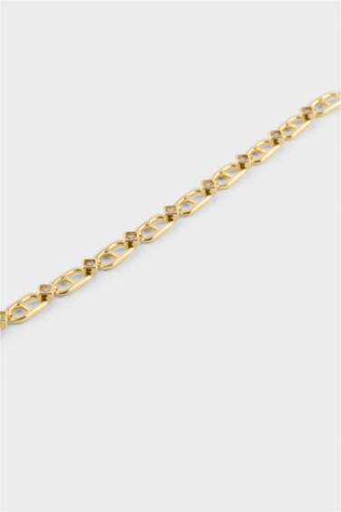 Reis X DeFacto Taşlı Gold Bileklik - Görsel 2