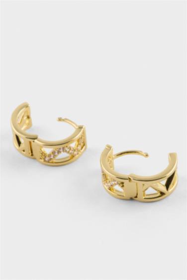 Reis X DeFacto 2'li Gold Küpe - Görsel 4