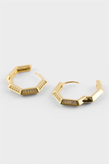 Reis X DeFacto 2'li Gold Küpe - Görsel 5