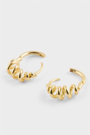 Reis X DeFacto 2'li Gold Küpe - Görsel 6