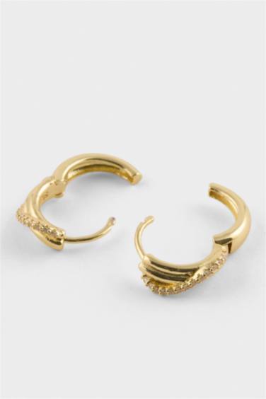 Reis X DeFacto 2'li Gold Küpe - Görsel 4