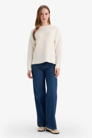 Relax Fit Crew Neck Knitwear Pullover