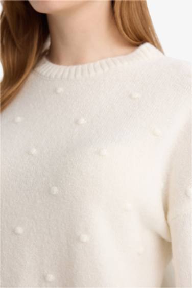 Relax Fit Crew Neck Knitwear Pullover