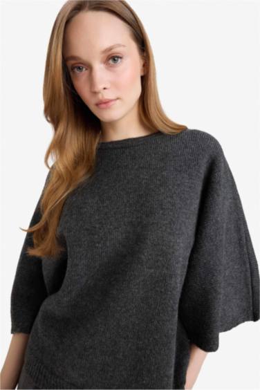 Crew Neck Knitwear Pullover
