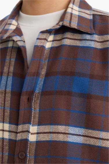 Regular Fit Flanel Uzun Kollu Gömlek