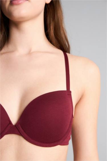 Kaplı Pedli Tişört Bra - Görsel 5