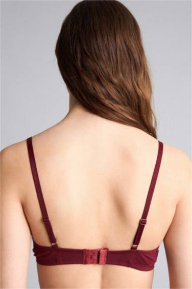Kaplı Pedli Tişört Bra - Görsel 6
