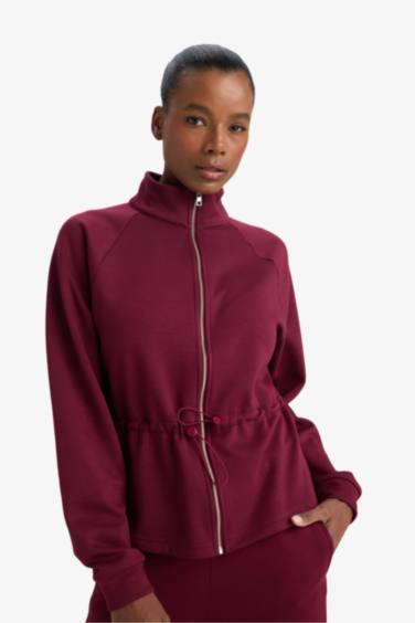 Standard Fit High Neck modal Soft Hairy Inside Cardigan