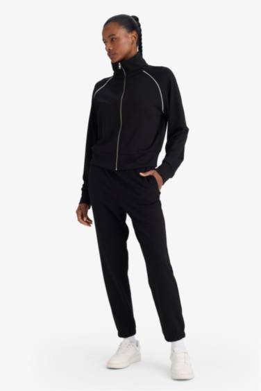 Standard Fit High Neck modal Soft Hairy Inside Cardigan