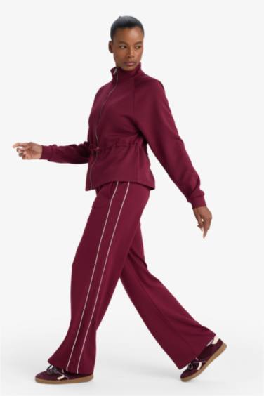 Wide Leg Long Leg Modal Trousers