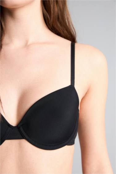 Kaplı Pedli Tişört Bra - Görsel 4