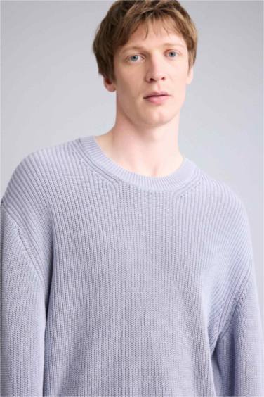 %100 Pamuk Oversize Triko Kazak