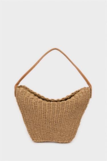 Kadın Hasır Omuz Çantası