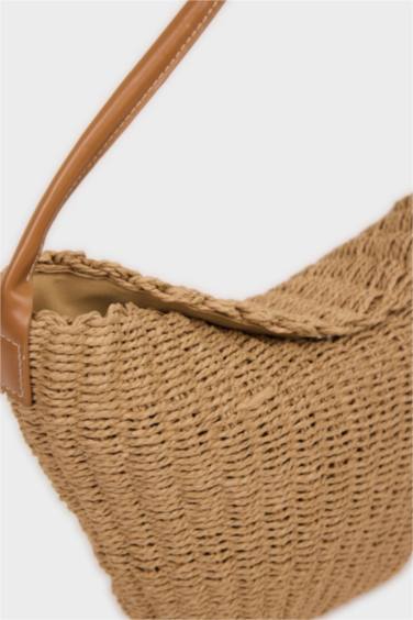 Kadın Hasır Omuz Çantası - Görsel 3