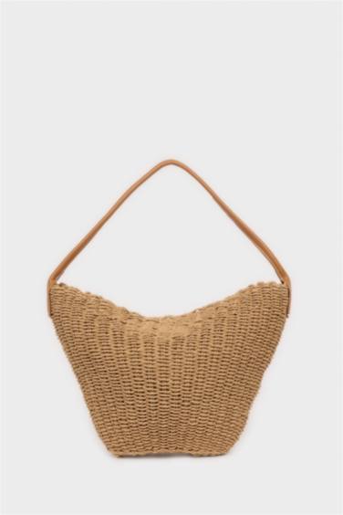 Kadın Hasır Omuz Çantası - Görsel 5