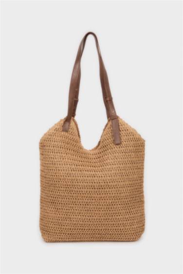 Kadın Hasır Omuz Çantası