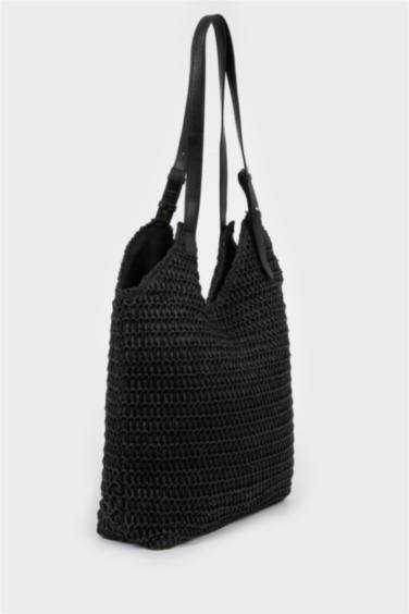 Kadın Hasır Omuz Çantası - Görsel 2