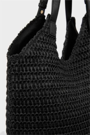 Kadın Hasır Omuz Çantası - Görsel 3