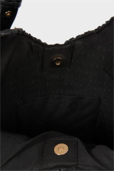 Kadın Hasır Omuz Çantası - Görsel 4