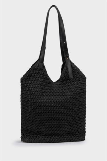 Kadın Hasır Omuz Çantası - Görsel 5