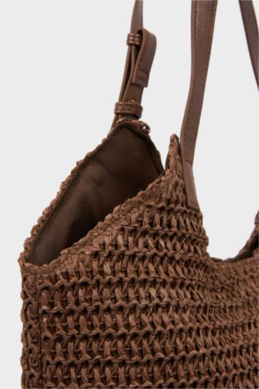 Kadın Hasır Omuz Çantası - Görsel 3