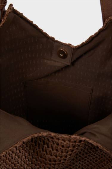 Kadın Hasır Omuz Çantası - Görsel 4