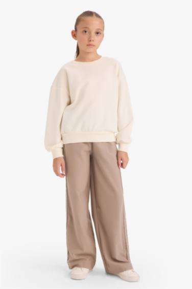 بنطلون بناتي باجي فيت اوكسفورد