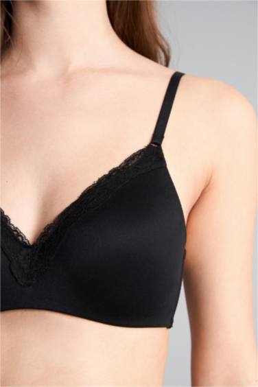 Kaplı Pedli Tişört Bra - Görsel 4