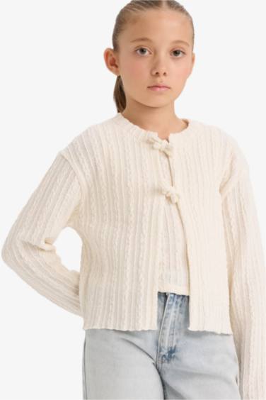 Kız Çocuk 2'li Takım Ribana Hırka Atlet