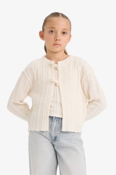 Kız Çocuk 2'li Takım Ribana Hırka Atlet