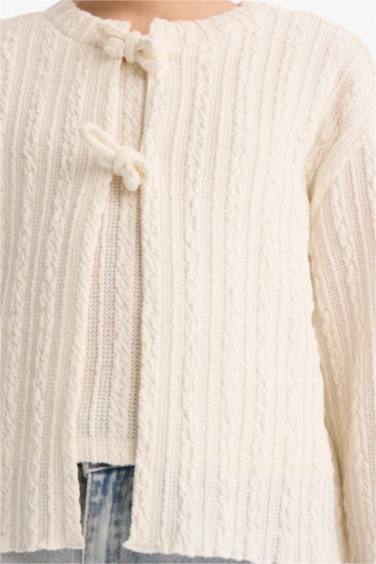 جاكيت صوف بناتي - قطعتين