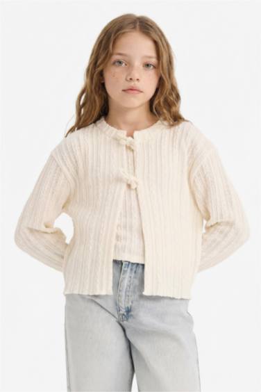 Kız Çocuk 2'li Takım Ribana Hırka Atlet