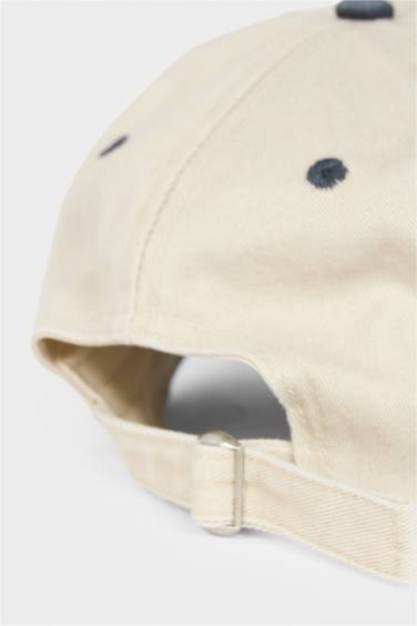 Erkek Nakışlı Pamuklu Cap Şapka - Görsel 6