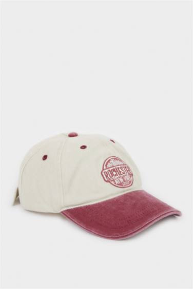 Erkek Nakışlı Pamuklu Cap Şapka - Görsel 2