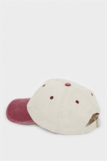 Erkek Nakışlı Pamuklu Cap Şapka - Görsel 4