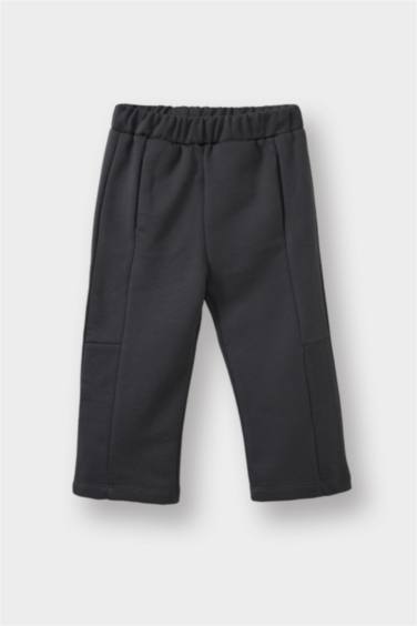 Erkek Bebek Beli Lastikli 2'li Eşofman Altı