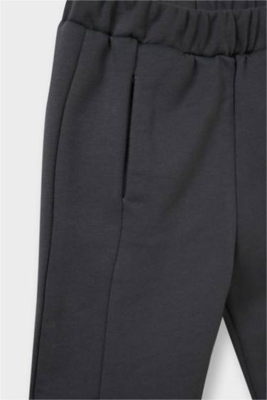 Erkek Bebek Beli Lastikli 2'li Eşofman Altı