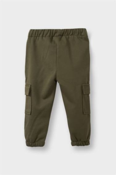 بنطرون بجامة رياضي ولادي باتكيت قماش خفيف قصة عادية