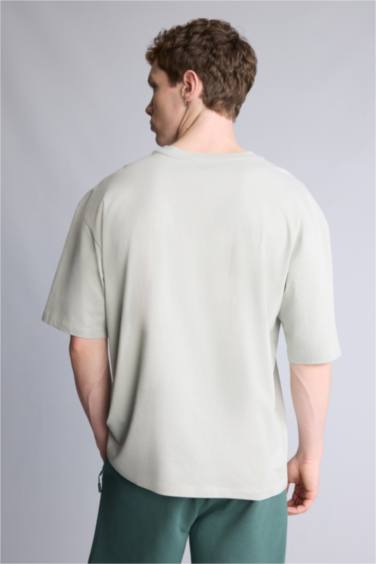 Boxy Fıt Kısa Kollu Tişört - Görsel 4