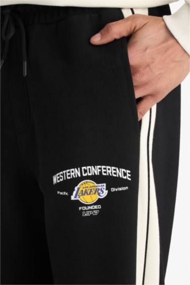 NBA Los Angeles Lakers Standart Fit Jakarlı Jogger