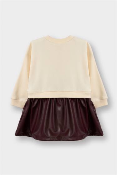 فستان بيبي بناتي قصة عادية ردن طويل