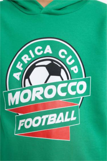 Sweatshirt imprimé à col rond pour garçon