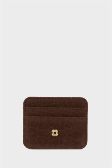 Woman Suede Card Holder