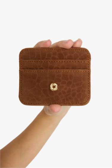 Woman Suede Card Holder