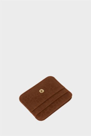 Woman Suede Card Holder