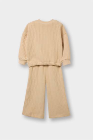 سيت بيبي بناتي سويت شيرت وبنطرون بجامة رياضي - قطعتين